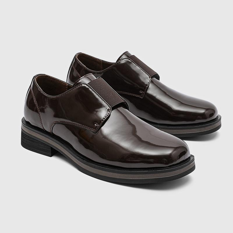 Fashion Elegant Leather Mens Oxford Shoes Stylish Business Shoes for Men Classic Dress Formal Wedding Footwear Thick Bottom Casual Shoes