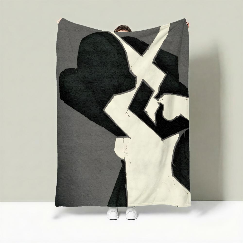 Drama O-Othello Throw Lightweight 240g Flannel Blanket Soft Skin-friendly for Summer Cooling 75cmx90cm