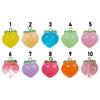 10pcs DIY Peach Flat Resin Charms Pendant Transparent Links Hanging Ornaments  Women's