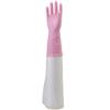 Okabe Showaglove Cooking Gloves 140 with Arm 1 Pair of No. Covers, Thick, Medium, Pink, (Set 2)