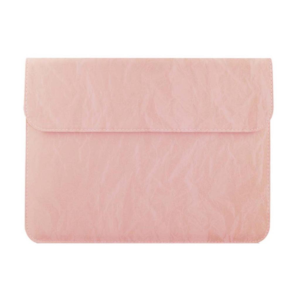 Envelope Design 14inch Laptop Bags Faux Leather Notebook Sleeve Laptop Sleeve Pouch Travel 14inch розовый