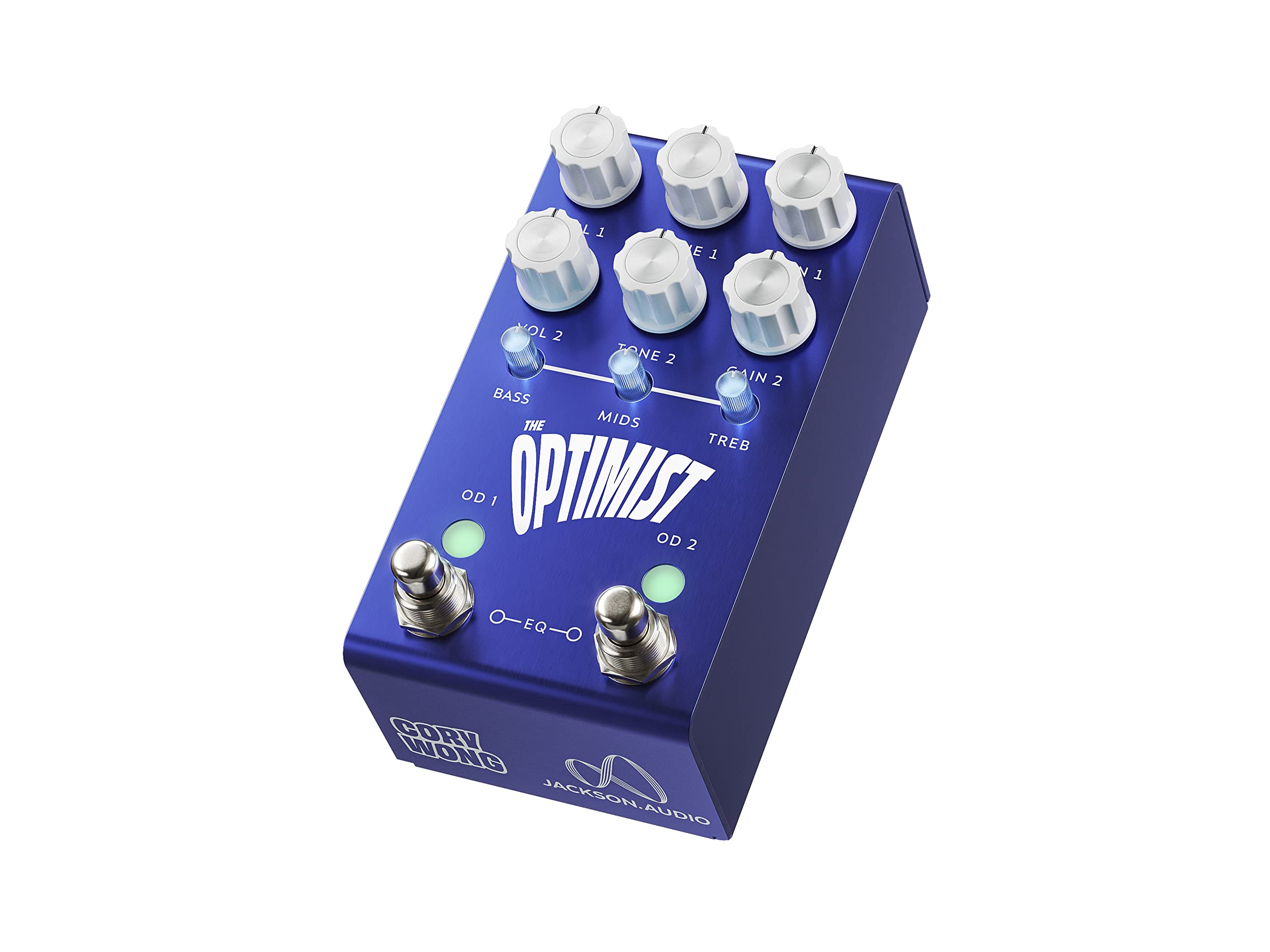

Jackson Audio The Optimist MIDI Controlled Dual Overdrive and EQ Pedal - - синій