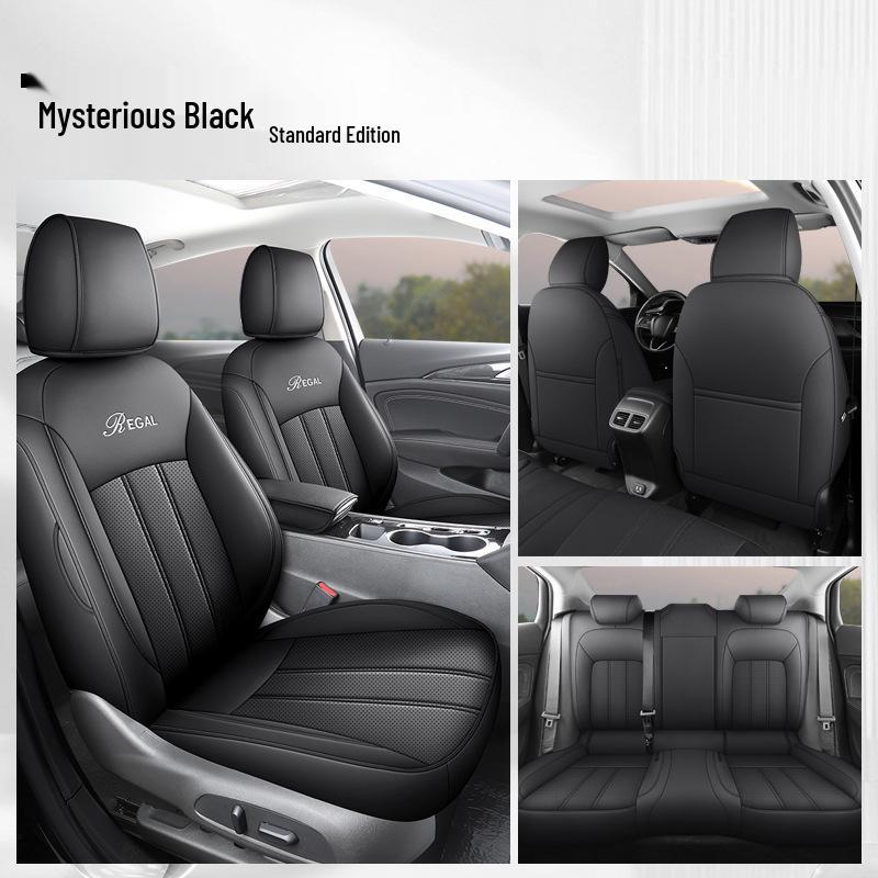 Universal Full Leather Car Seat Cushion for Buick Regal - New Model for All Seasons