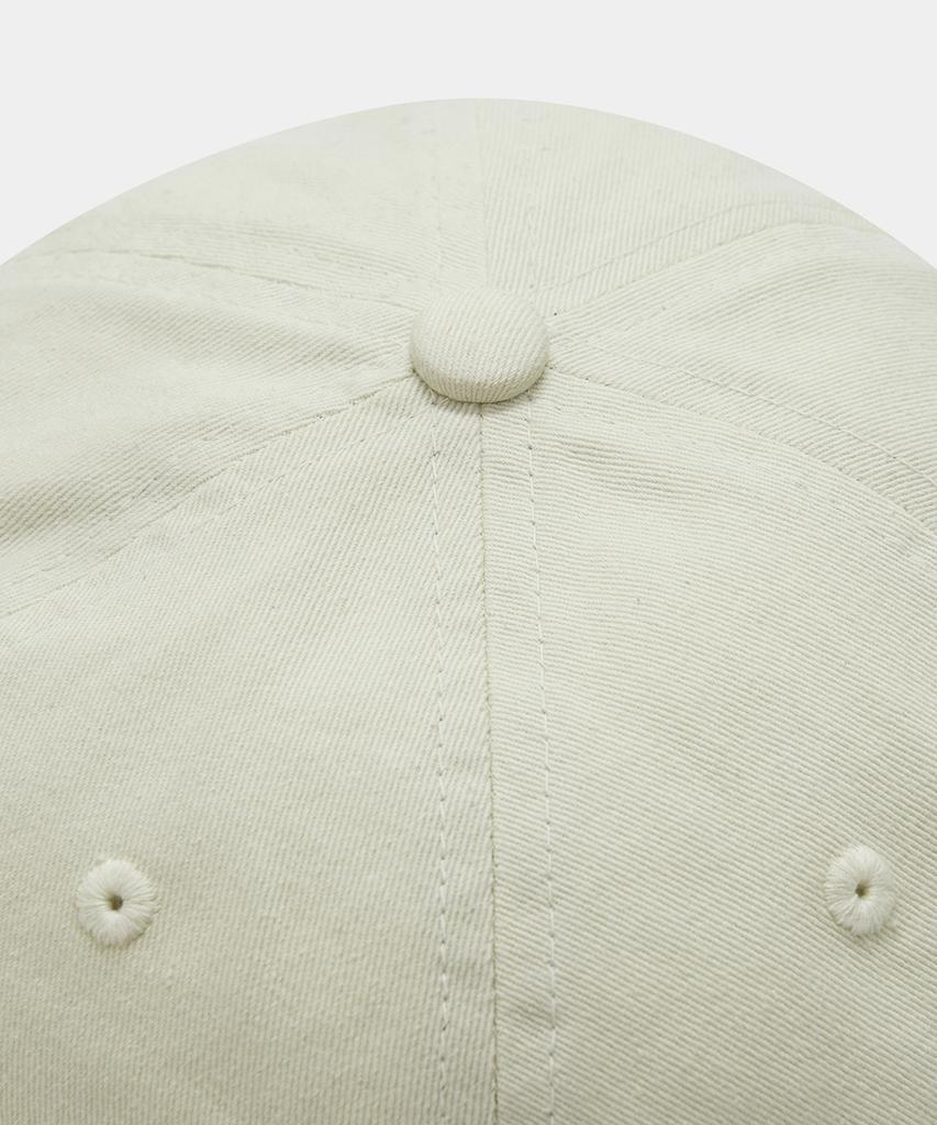 COLUMBIA UNIVERSITY Columbia 1754 Washed Oversized Cap_Ivory