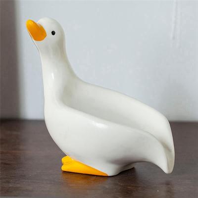 Cute Duck Shaped Soap Box  Duck Soap Box With Drain Soap Rack Duck Laundry Soap Box Storage Tray
