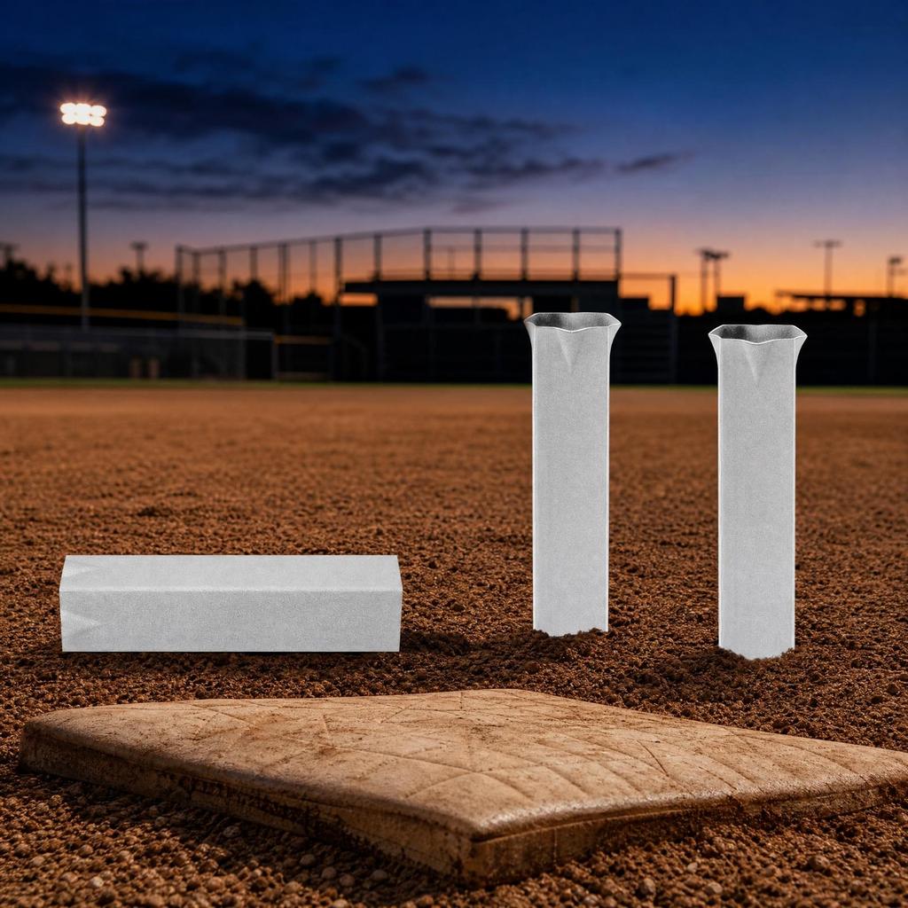 Metal Baseball Base Anchor Solid Ground Stake Portable for Practice Areas