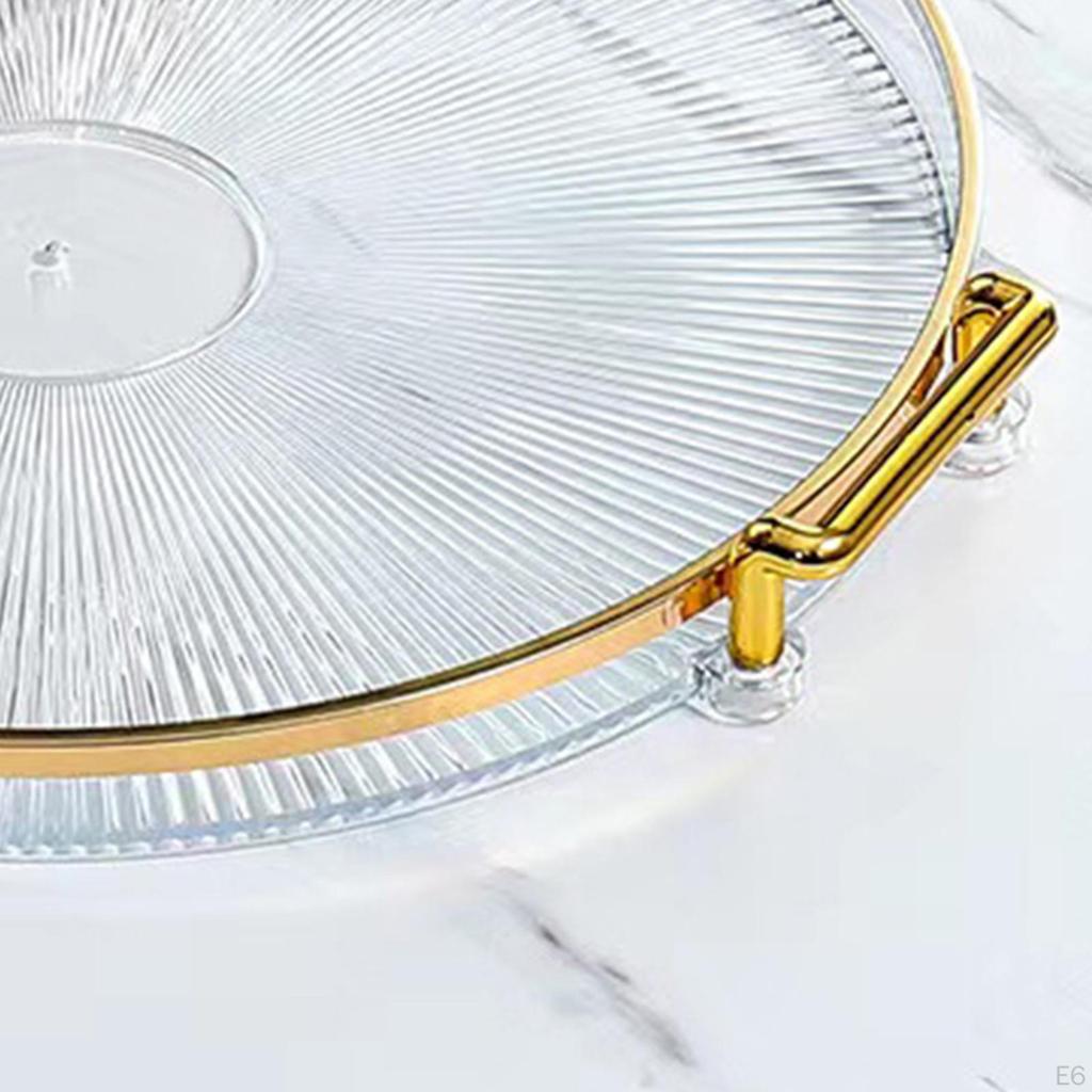 Luxury Serving Tray, with Handles Snack Candies Plate Decorative Jewelry Tray Vanity Platters