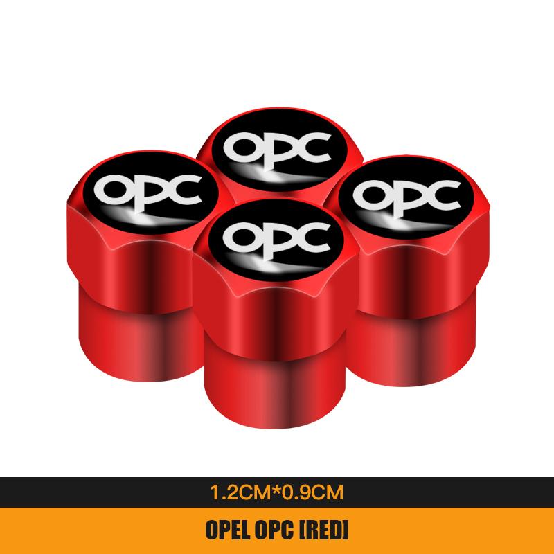 4Pcs Metal Car Wheel Tire Valves Caps Waterproof Dustproof Cover For Opel Astra GTC Insignia Antara Meriva Zafira Vectra Mokka