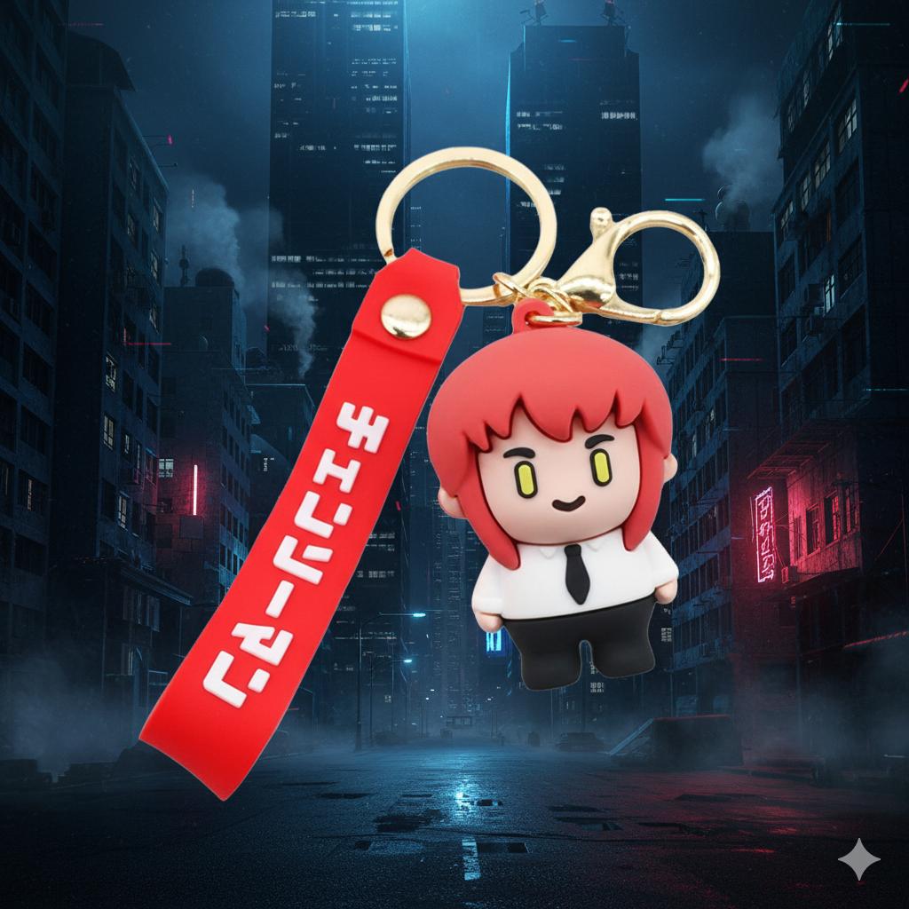 

Людина з бензопилою брелок Chainsaw Man Макіма Makima аніме фігурка брелок Keychain 5.5 білий