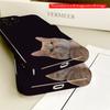 2DFlat Orange Tabby Cat Gazing Up All inclusive film hard iPhone case, compatible with iPhone 18 Pro Max 17 16 15 14 13 12 11