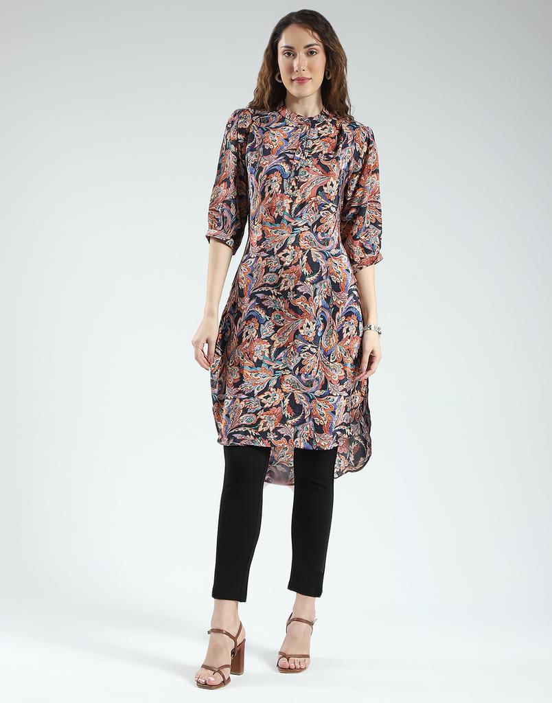 MONTE CARLO Women's Regular Fit Printed Tunic