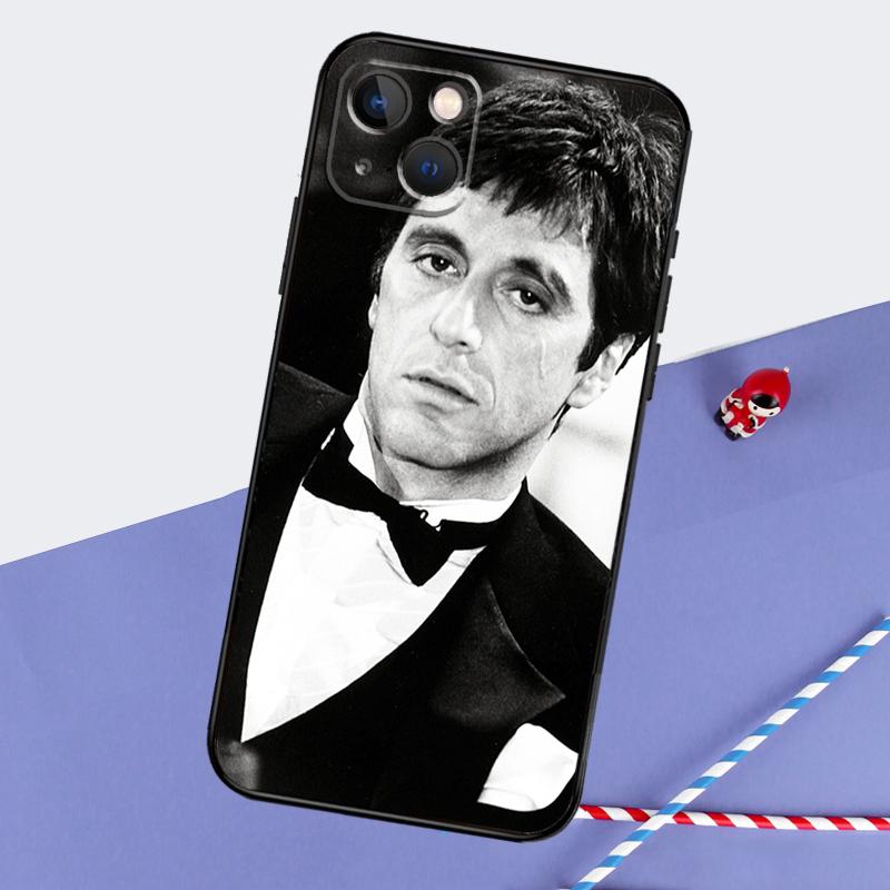 Al Pacino Scarface Phone Case For iPhone 16 Pro 15 Pro 11 12 13 14 Pro Max Mini XR 16e 15 16 Plus Cover Shell