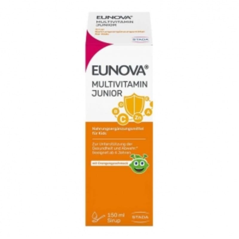 

EUNOVA Junior Syrup 150 ml (Orange Flavor)