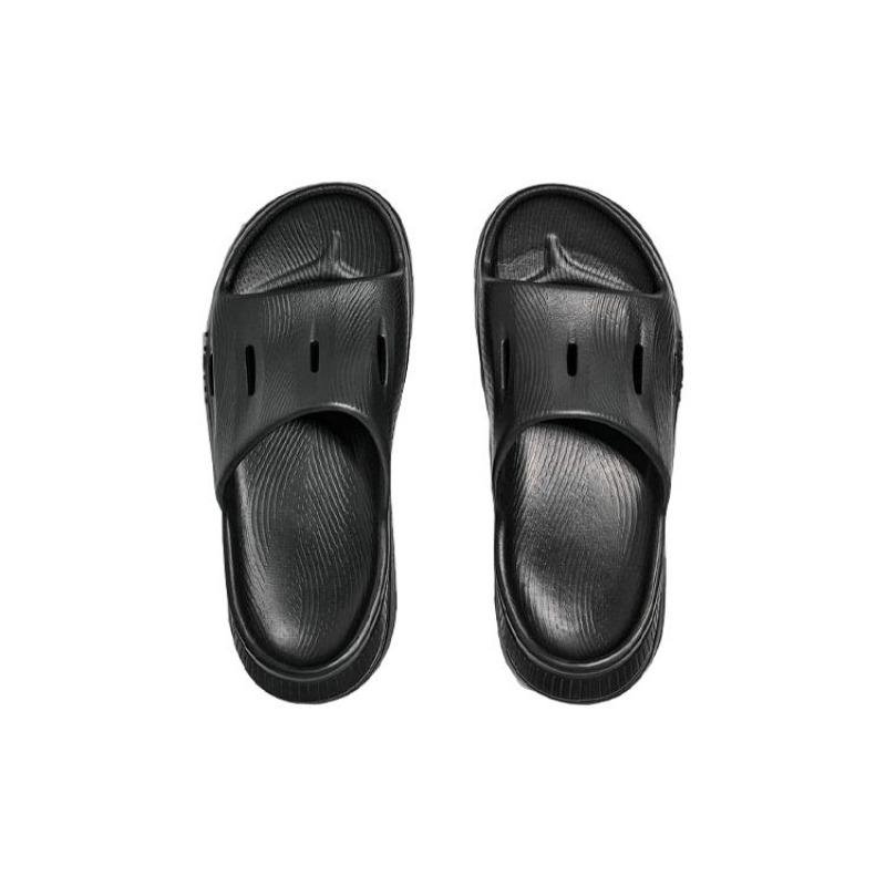 Hoka One One Ora Recovery Slide 3 Unisex Hollow Out EVA Slide Slippers Black 1135061-BBLC