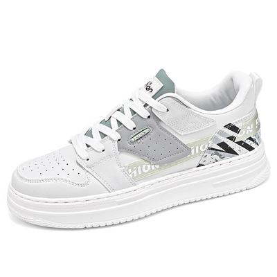 Men's Shoes Spring Versatile Casual Tide Shoes Junior High School Students Sports Heightened White Tide Shoes