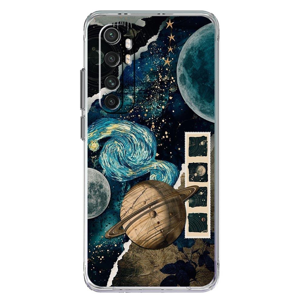 Phone Case For Xiaomi Mi Poco X7 X6 X5 NFC X3 F7 Ultra F6 Pro F3 15 14T 14 13T 11 12 13 Lite Cover Starlit Sky Planet Space Art