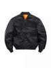 Chaqueta de Béisbol Moderna con Cuello Alto para Hombre 2026 - Otoño/Primavera Cremallera Bidireccional Ropa Exterior de Vuelo