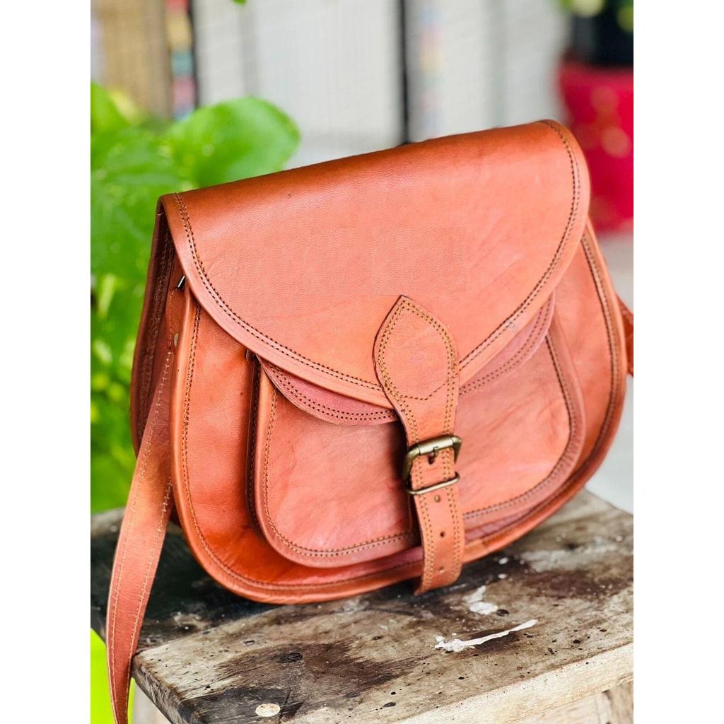 Customer Dimand Leather Crossbody New Messenger Handbags Brown Bag