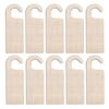 Versatile 20PC Unfinished Wood Door Knob Hanger Door Knob Signs For Painting DIY Craft Home Office Hotel Decoration Business Use