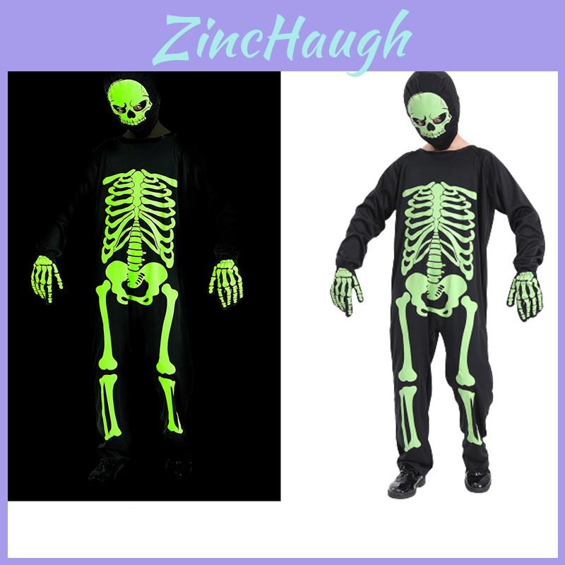 Luminous Skeleton Costume For Kids Perfect For Halloween!