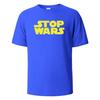 Stop Wars Printing‘s T-shirt Street Casual Breathable Tees 100% Cotton Funny Tops Street Oversized T-Shirts For Women