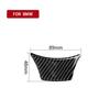 Interior Steering Wheel Cover Carbon Fiber Decal Trim For BMW 5 Series 2011-2016
