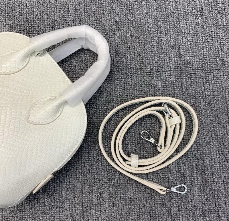 Genuine Leather Women's Bag, Snake Pattern Leather 18 Mini Small Bag, Shell Bag, Single-shoulder Hand-held Crossbody Bag