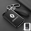 Metal Car Key Case For Renault Megane III Grand Scenic III Laguna III Koleos Fluence Clio Kangoo Latitude Leather Protect Shell Z666