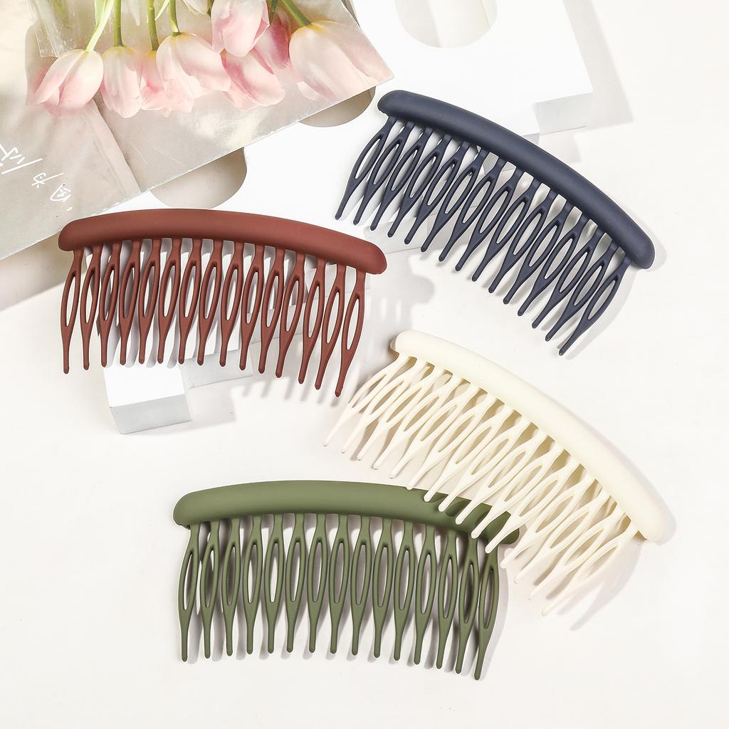 8 Pcs Side Comb Curved Hair Combs for Women Fine Hair,Strong Hold Hair Clips for Bun Chignon Up-Do Styling Hair Accessories