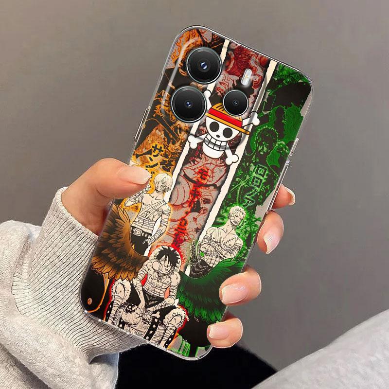 Luffy Zoro Anime One Pieces Case For Xiaomi Redmi Note 15 14 13 12 11 10 Pro Plus Cover For Redmi 15C 15 14C 13C 12C Phone Cases