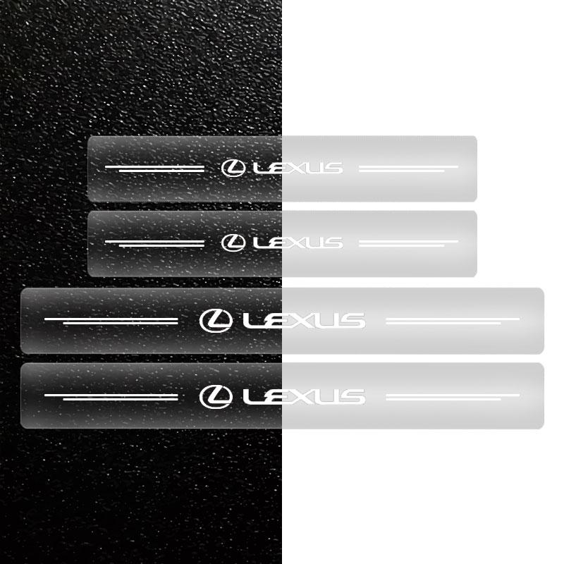 Car Accessories Transparent Car Threshold Protection Sticker For Lexus IS250 IS200 CT200h GS300 LS430 RX450h LX570 IS300 ES RX