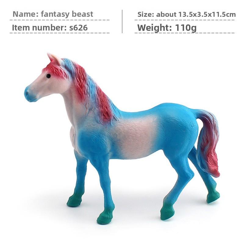 Unicorn Figurine Collectible Pvc Model For Kids Fantasy Animal Decor Play Toy