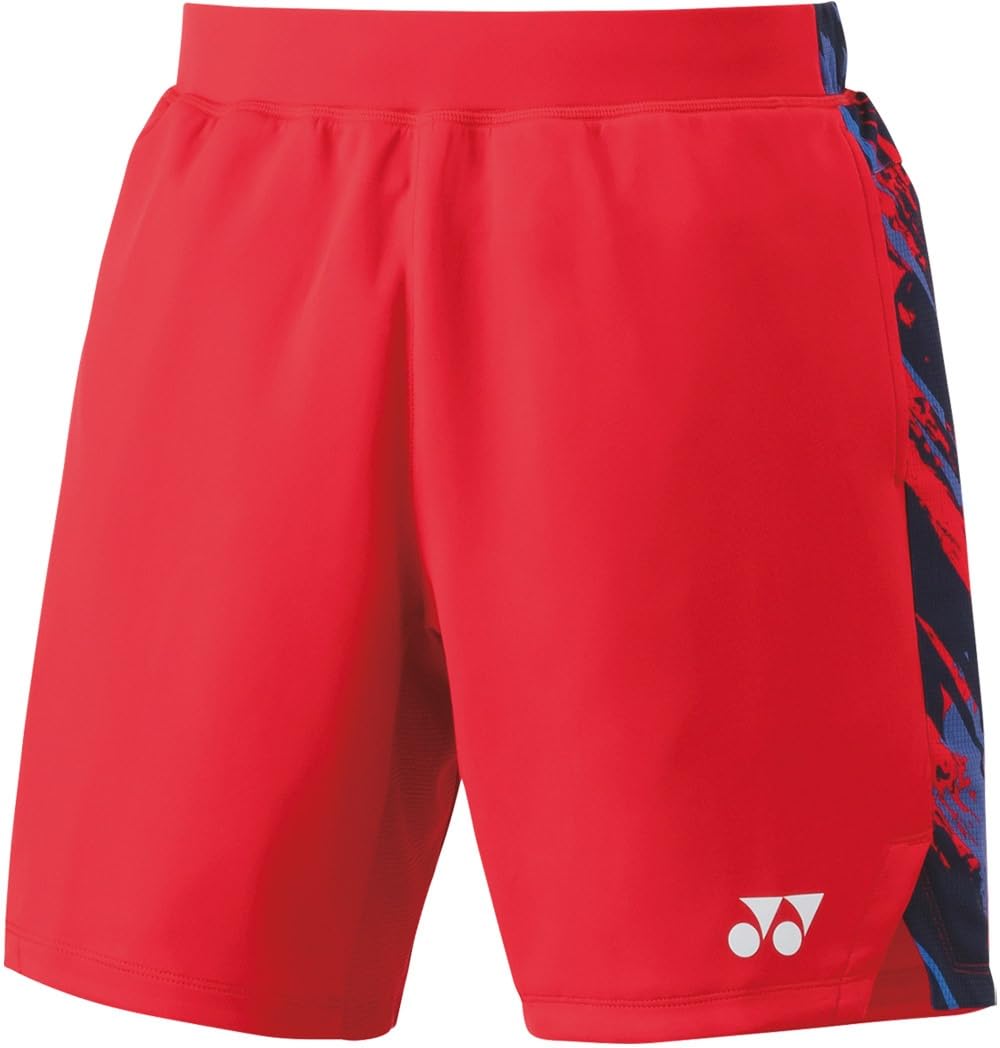 

Yonex Knit Crystal Red XO Men s Shorts, 15173, (688)