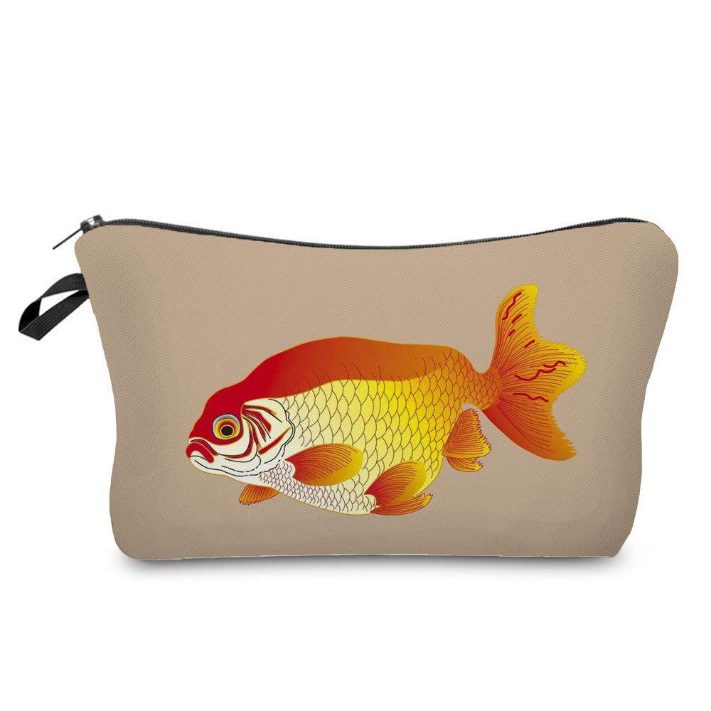 Women Flower Print Cosmetic Bag Toiletries Organize Travel Storage Case 6764