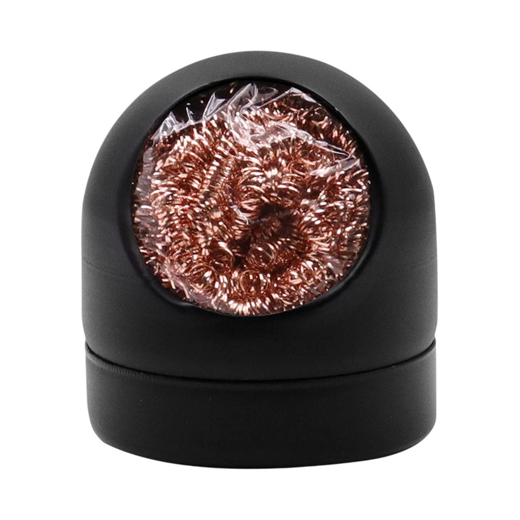 Metal Wire Stand Welding Desoldering Solder Iron Tip Dross Cleaner Cleaning Steel Ball Mesh Filter