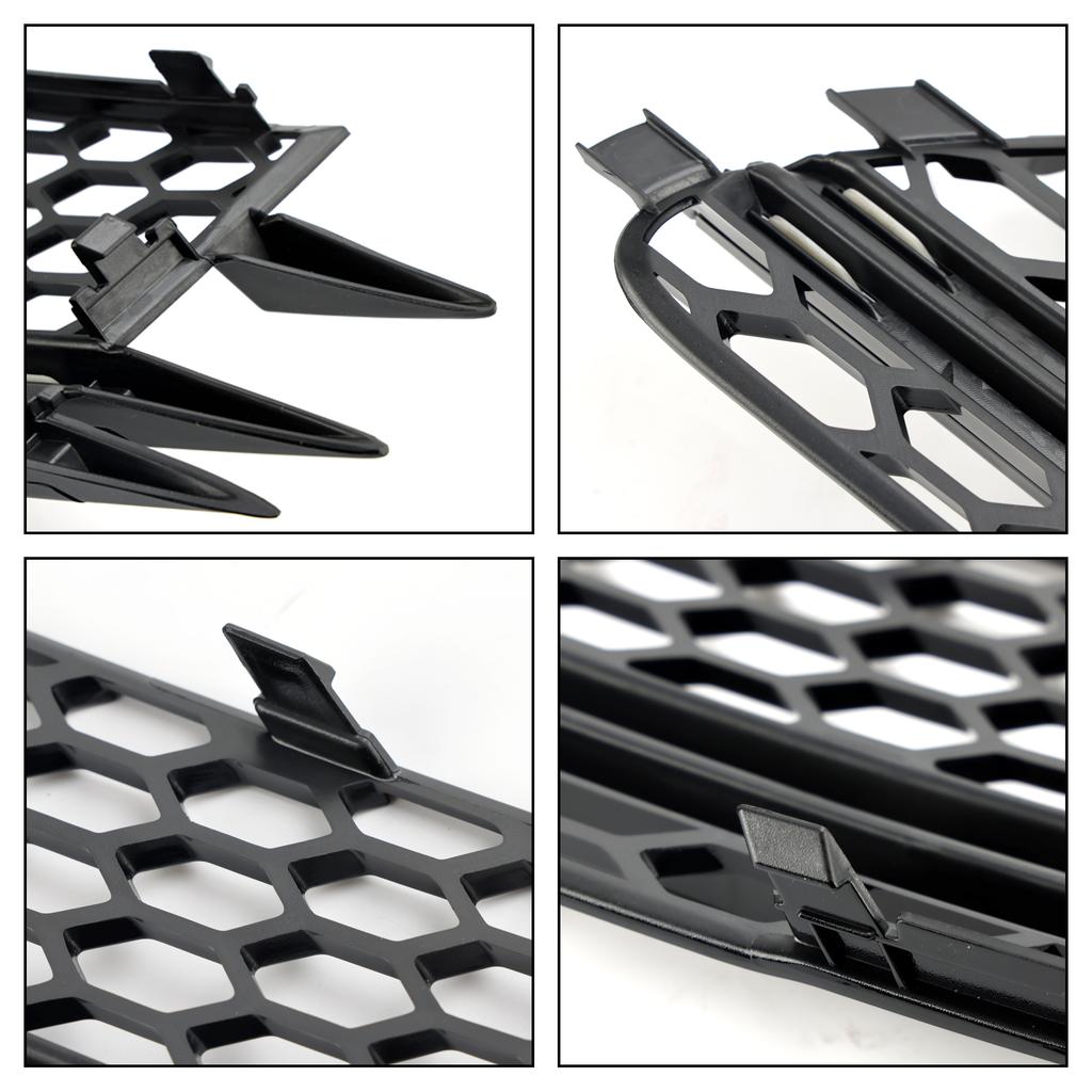 2PCS Front Fog Light Cover Bezel Bumper Grille 7911070549 4G0807681F Fit A6 4G C7 2012-2015