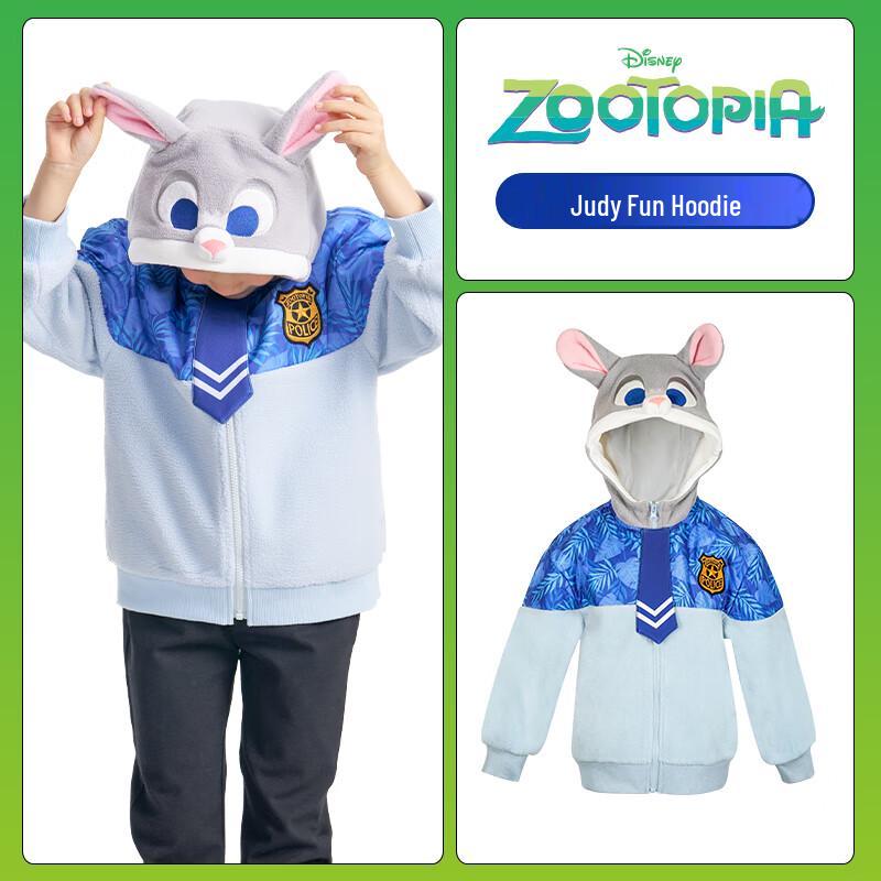 Disney Zootopia Kids Hooded Fleece Sweatshirt 130