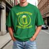 T-shirt Estiva da Uomo Girocollo Casual Manica Corta con Stampa Festival della Birra Comoda Leggera in Cotone per l'Uso Quotidiano