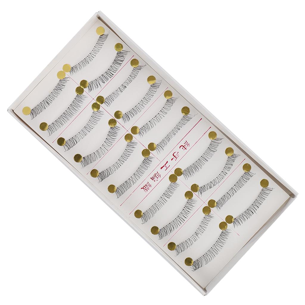 10 Paar Falsche Wimpern 3D Handgefertigt Natürlicher Look Falsche Kreuzwimpern für Make-up218