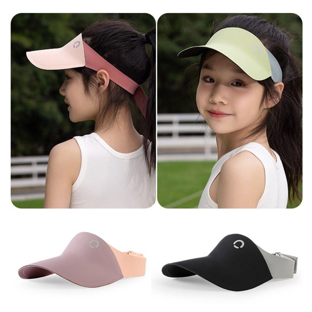 Breathable Kids Sun Hat Contrast Color Sunscreen Hat Fashion Beach Hats  Outdoor