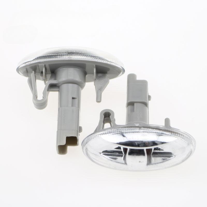 2Pcs Car Turn Signal Light Fender Side Lights for Citroen C2 Elysee Picasso Peugeot 307 206 Clearance Light Accessories