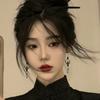 Moon Earrings Aesthetics Earrings Chinese Style Jewelry Dangle Earrings Plastic Texture for Fashionable Youthful Women