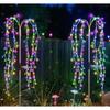 Solar Garden Lights Outdoor Decor 1Pack, Artificial 100 LEDs Tree Lights Yard Planter Patio Lawn Flowerbed Path Decorative Outside