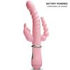 3 in 1 Dildo Rabbit Vibrator Waterproof USB Magnetic Rechargeable Vibrator Adult Toys