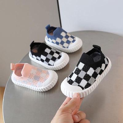 Baby Toddler Mesh Sports Shoes - Boys' Girls' Sneakers, Soft Sole, Anti-Fall, 0-3 Years Old