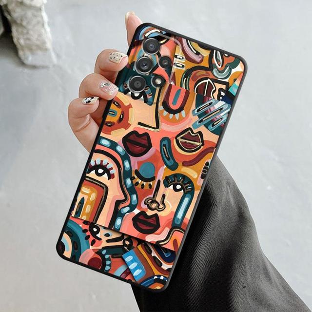 Picasso Abstract Art Painting Case For Samsung Galaxy A14 A73 A53 A71 A51 A31 A33 A22 A12 A21s A13 A32 A52s A72 A52 A23