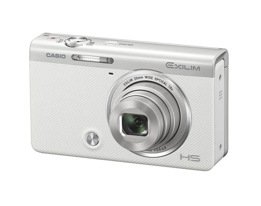 Casio EXILIM Digital Camera with Selfie Tilt LCD and Auto Transfer White EX-ZR60WE Function,