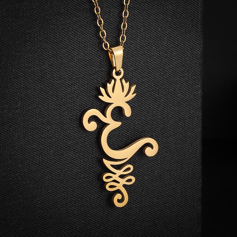Hot-selling Fashion New Product Design Totem Mysterious Symbol Pendant Necklace