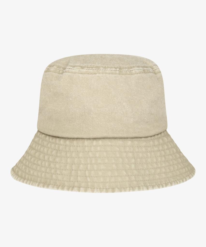 Noseupeiseu Ne3Hs00M White Label Logo Bucket Hat Beige