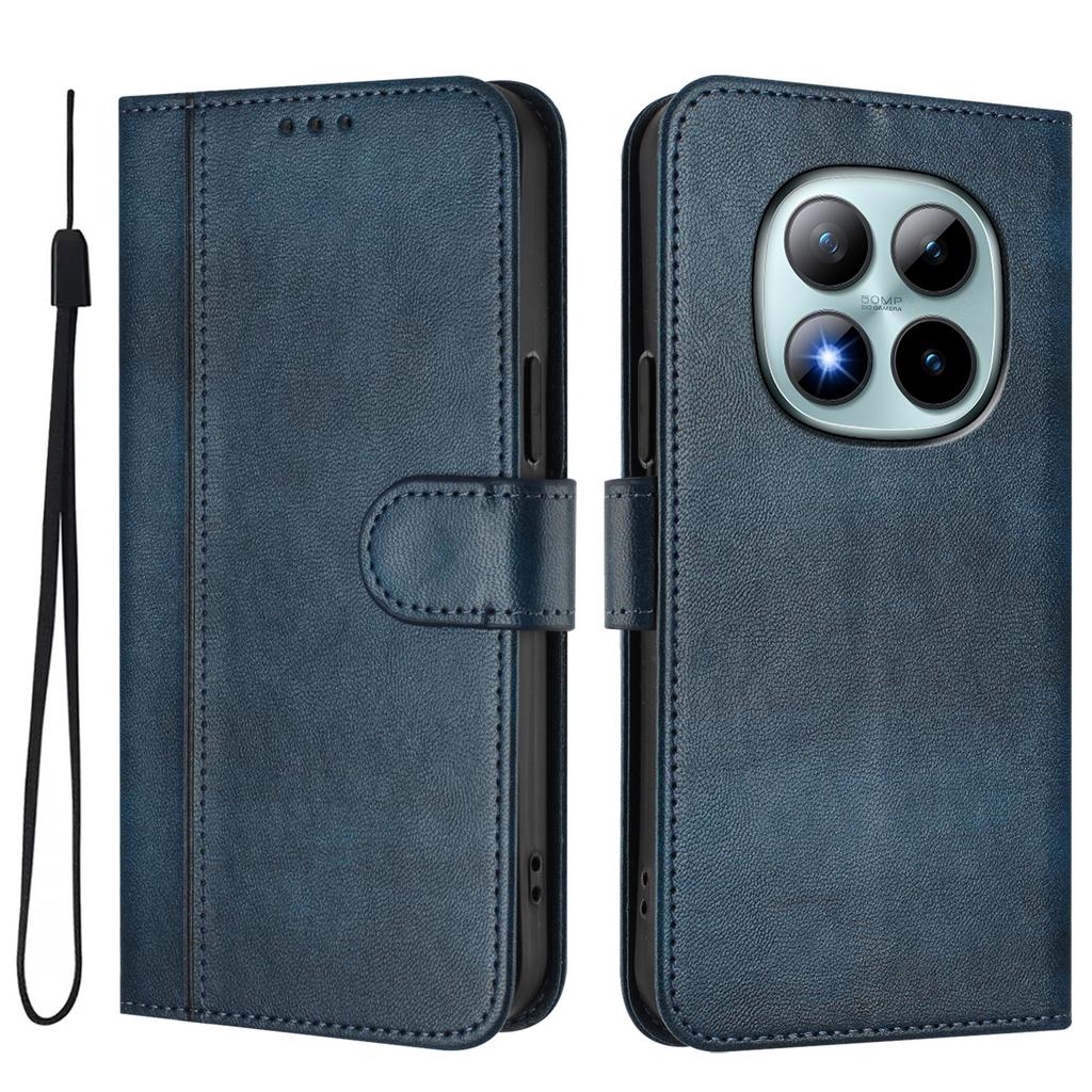 For Xiaomi Redmi Note 15 Pro+ 5G Cases Wallet Stand Retro Texture Leather Phone Cover with Lanyard